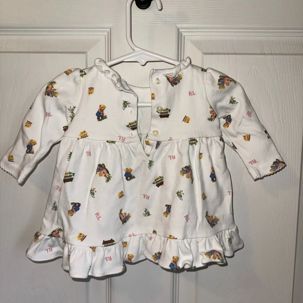 VINTAGE Ralph Lauren Baby Girl‎ Easter Spring Dress 3M